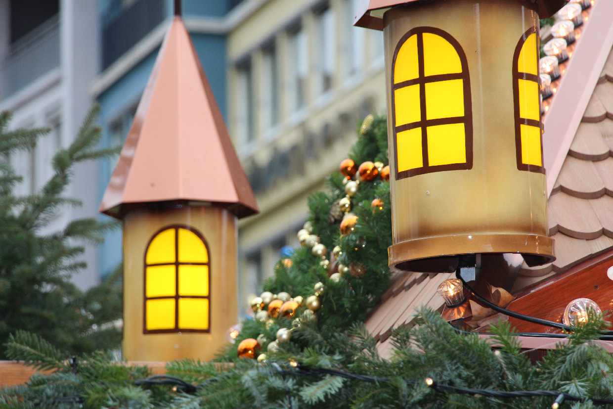 Winterzauber - Weihnachtslaterne, Foto Hans-Martin Goede